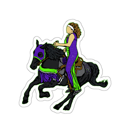 Friesian Trick Riding Sticker