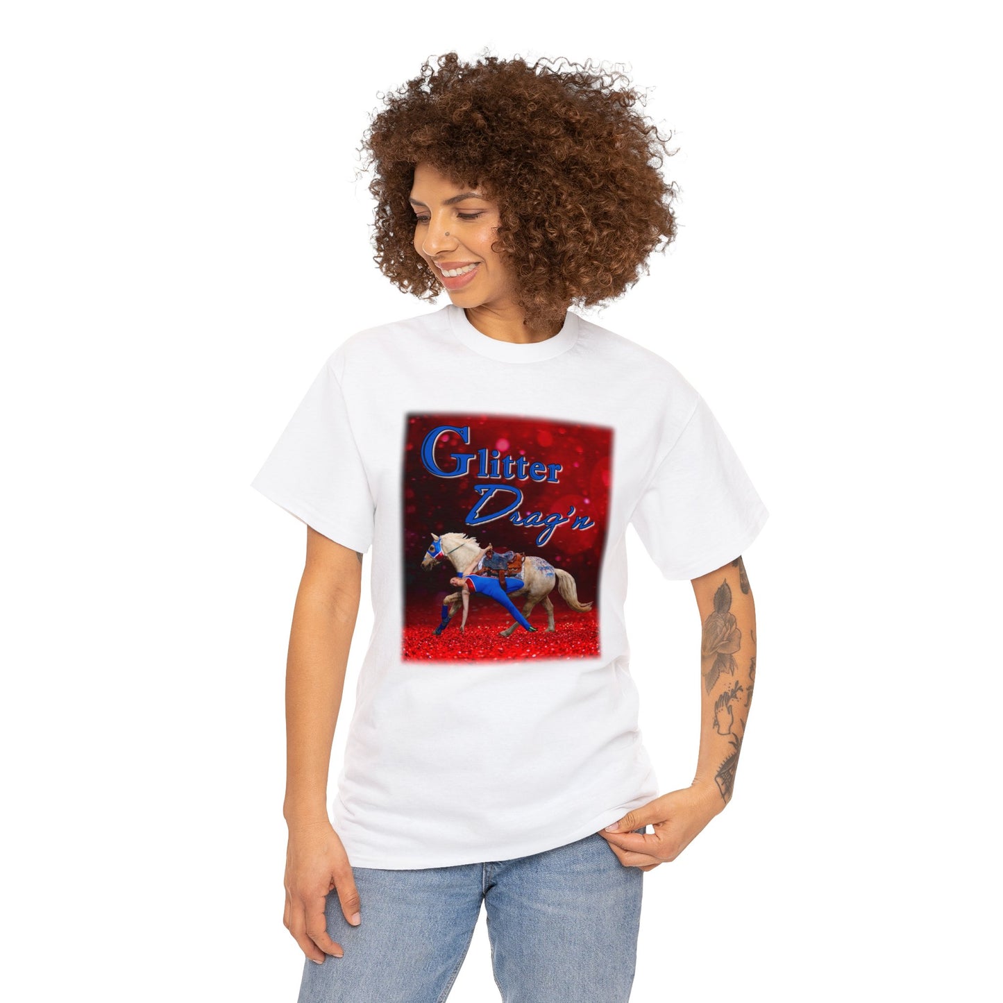 Glitter Drag'n Trick Riding T-shirt