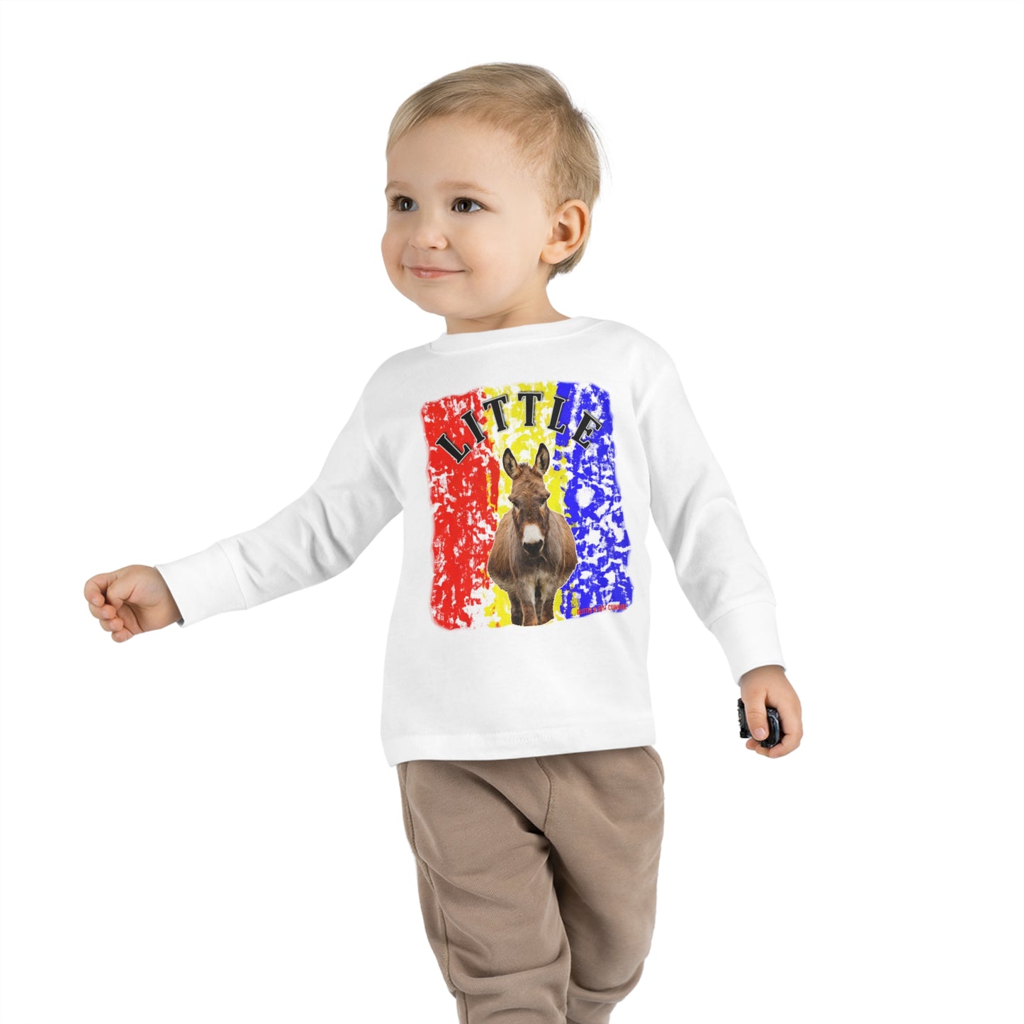 Little Donkey Toddler Long Sleeve Tee