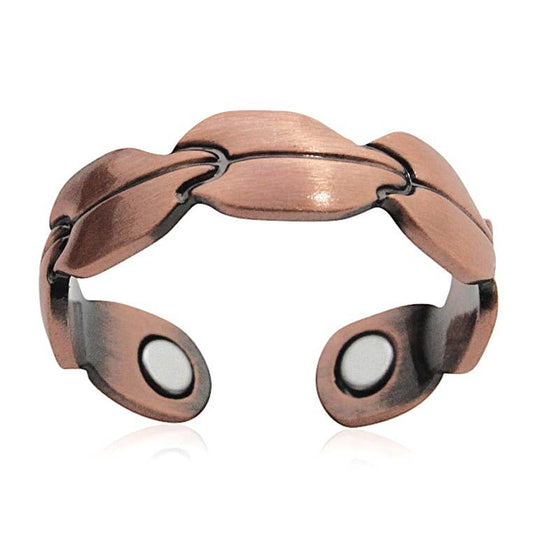 RP 14 Copper adjustable ring with Magnets to help arthritis
