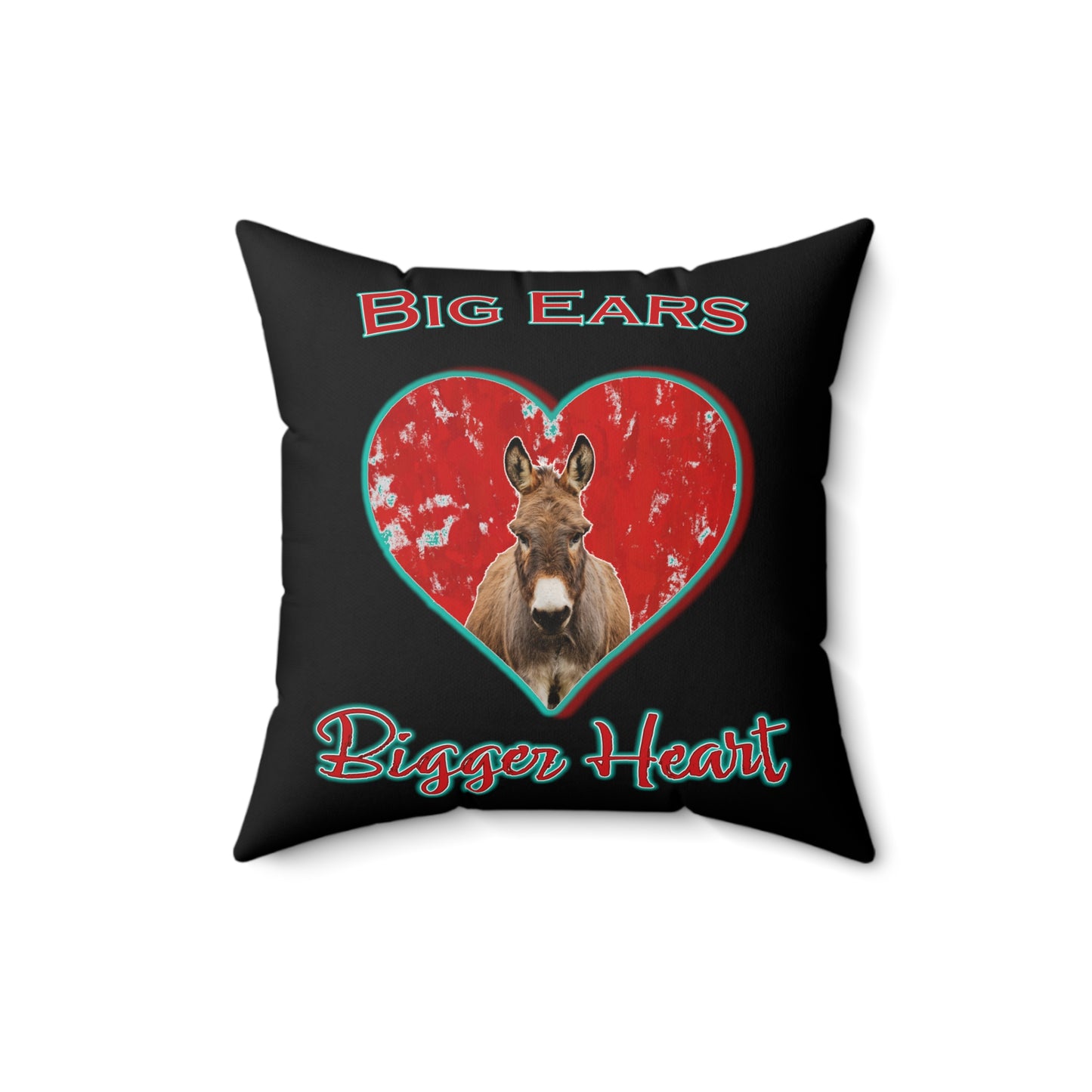 Lucky Heart Donkey Pillow