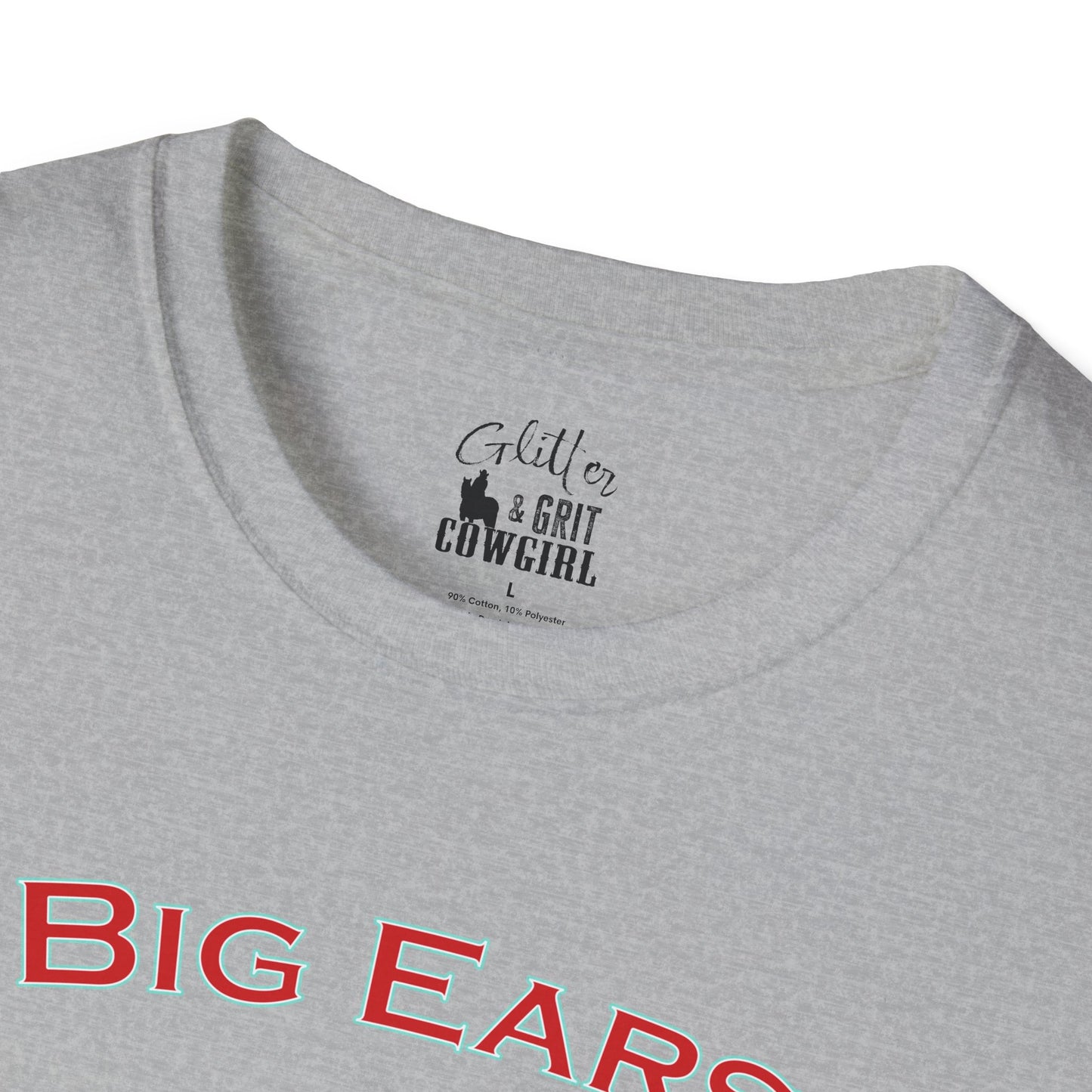 Big Ears, Bigger Heart Donkey T-shirt