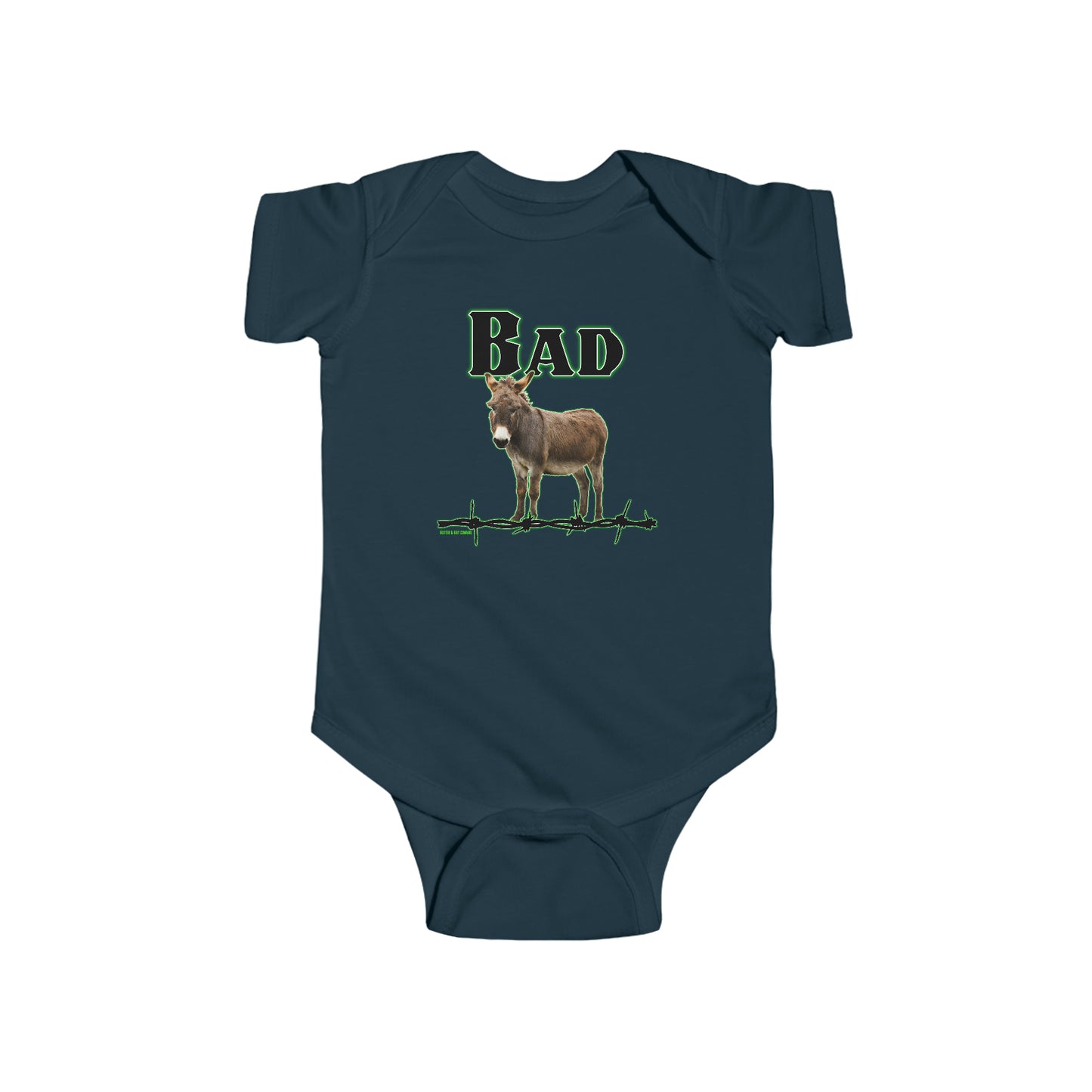 Bad Donkey Baby Onsie