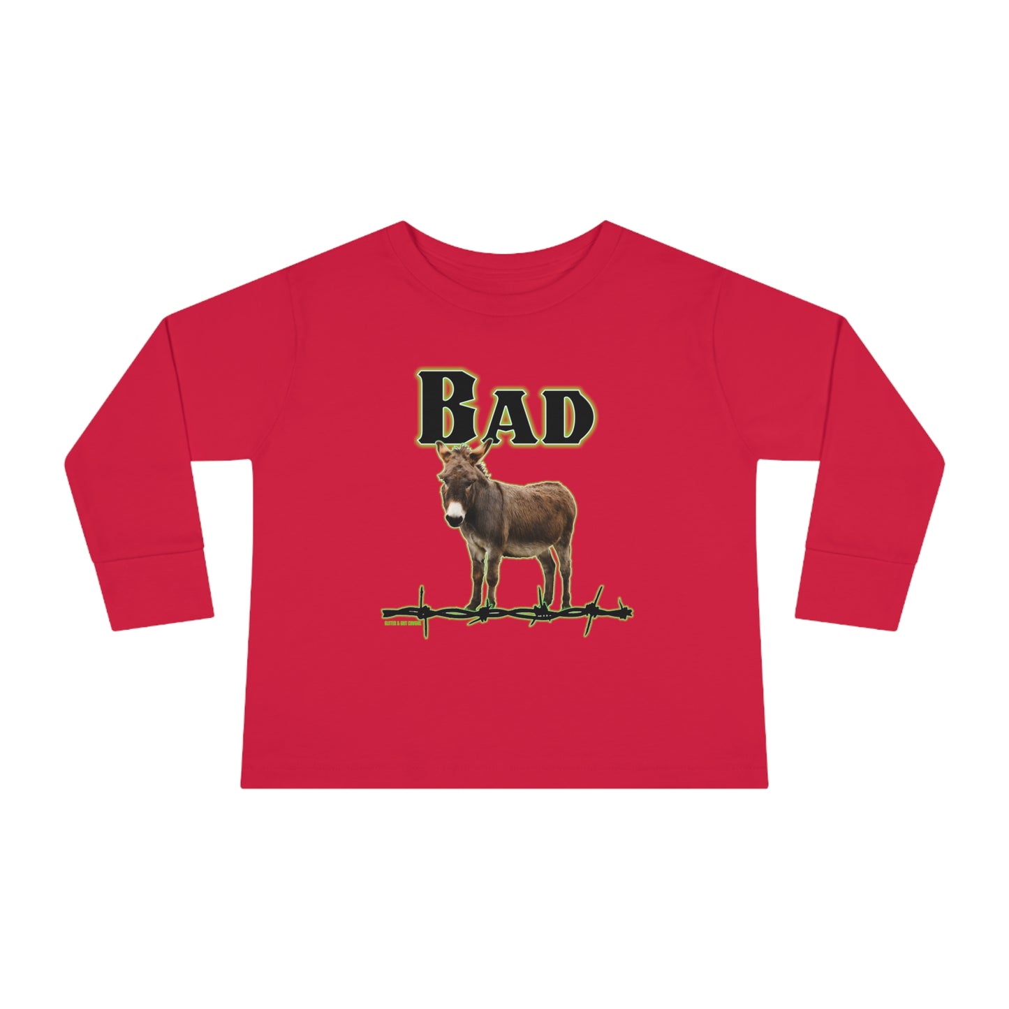 Bad Donkey Toddler Long Sleeve Tee