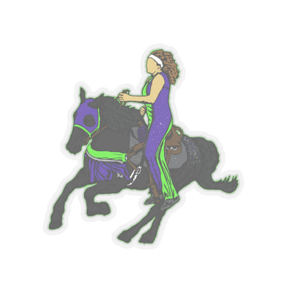 Friesian Trick Riding Sticker