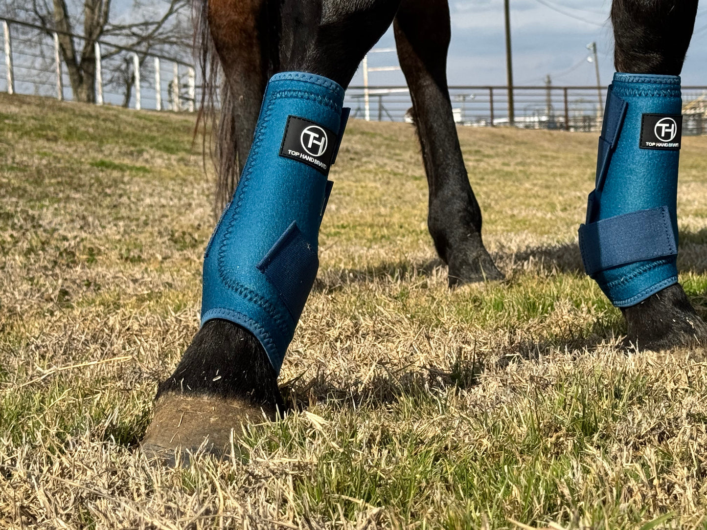 Peacock Blue Sport Boots