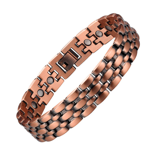LM 11 Link Copper Adjustable Magnetic Bracelet for men