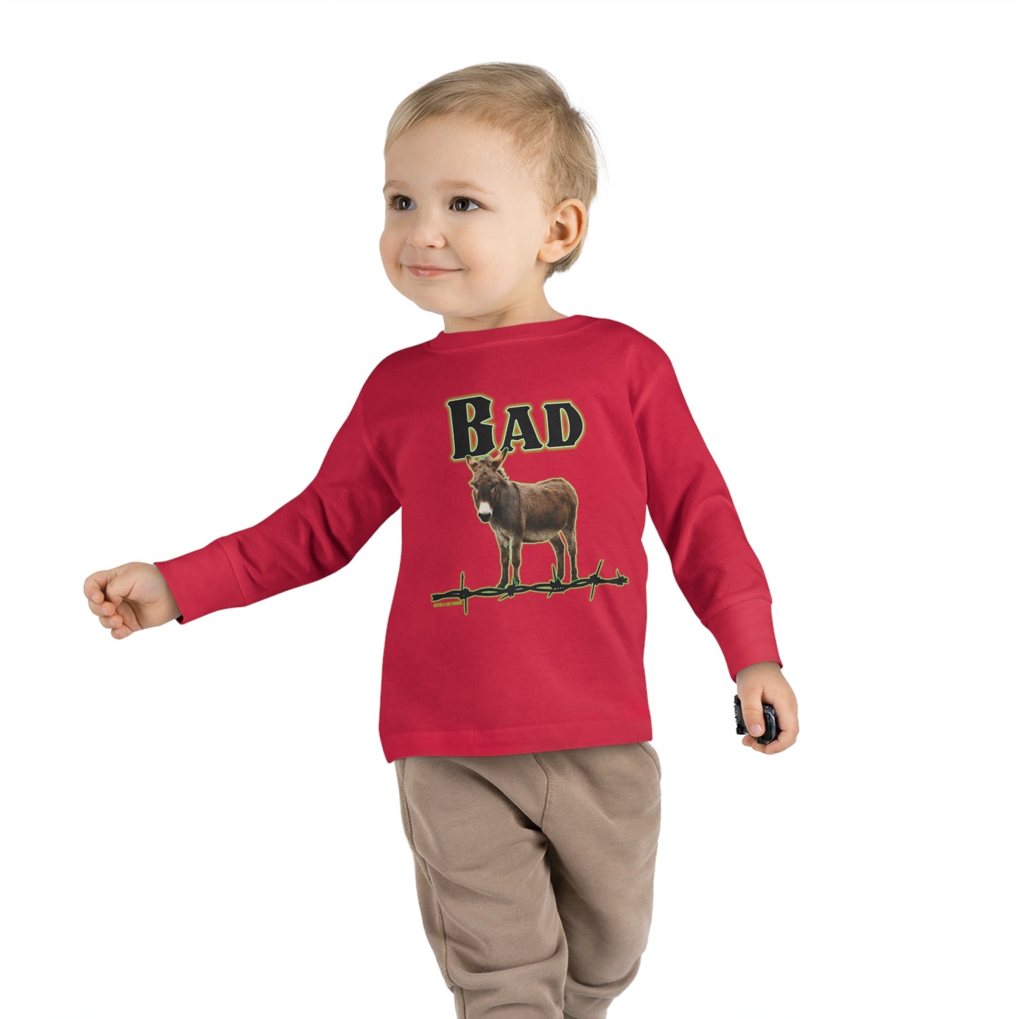 Bad Donkey Toddler Long Sleeve Tee