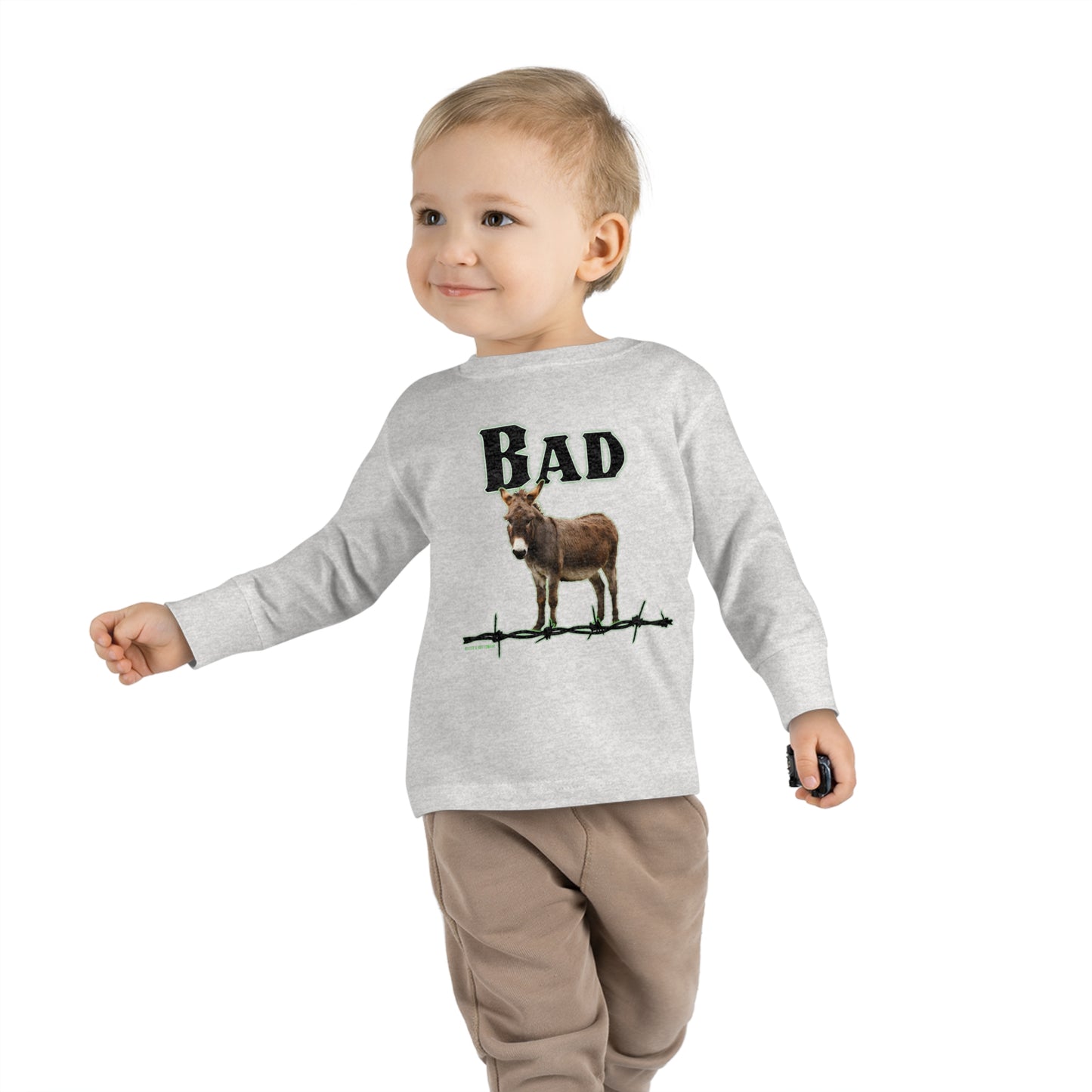 Bad Donkey Toddler Long Sleeve Tee