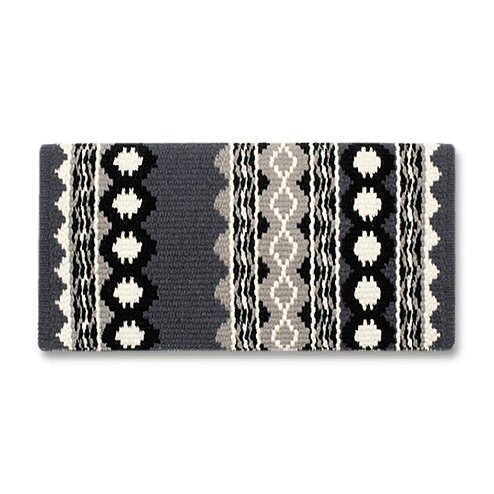 Riverland 36x34 New Zealand Wool Saddle Blanket GREY WHT