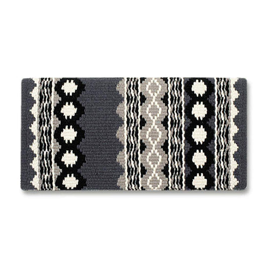 Riverland 36x34 New Zealand Wool Saddle Blanket GREY WHT
