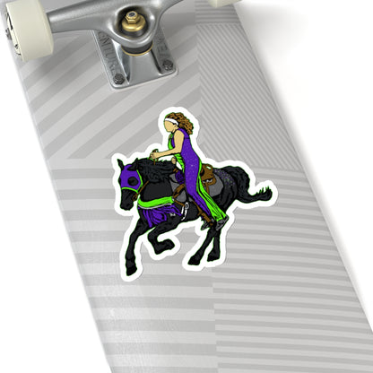 Friesian Trick Riding Sticker