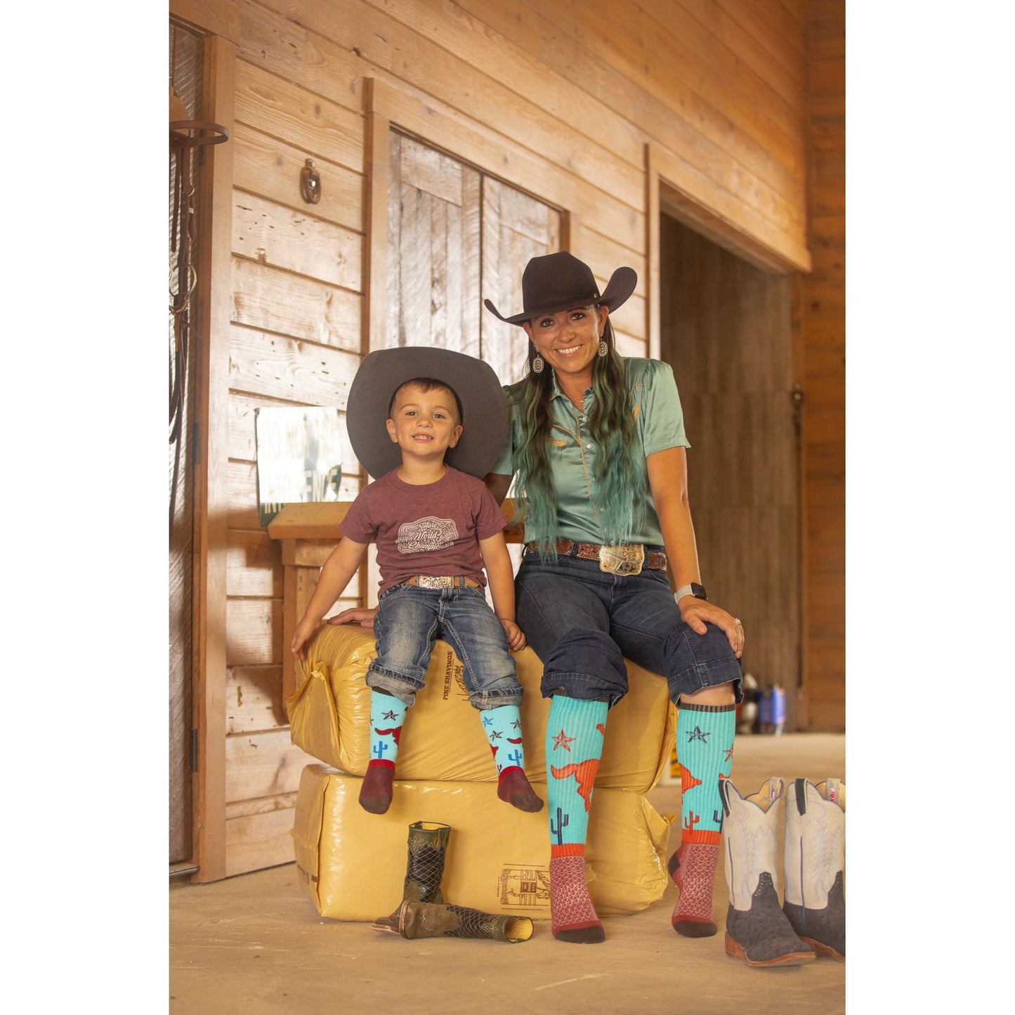 Sunset Rodeo Performance Boot Socks