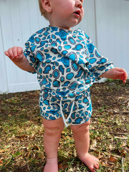 Western turquoise lounge set