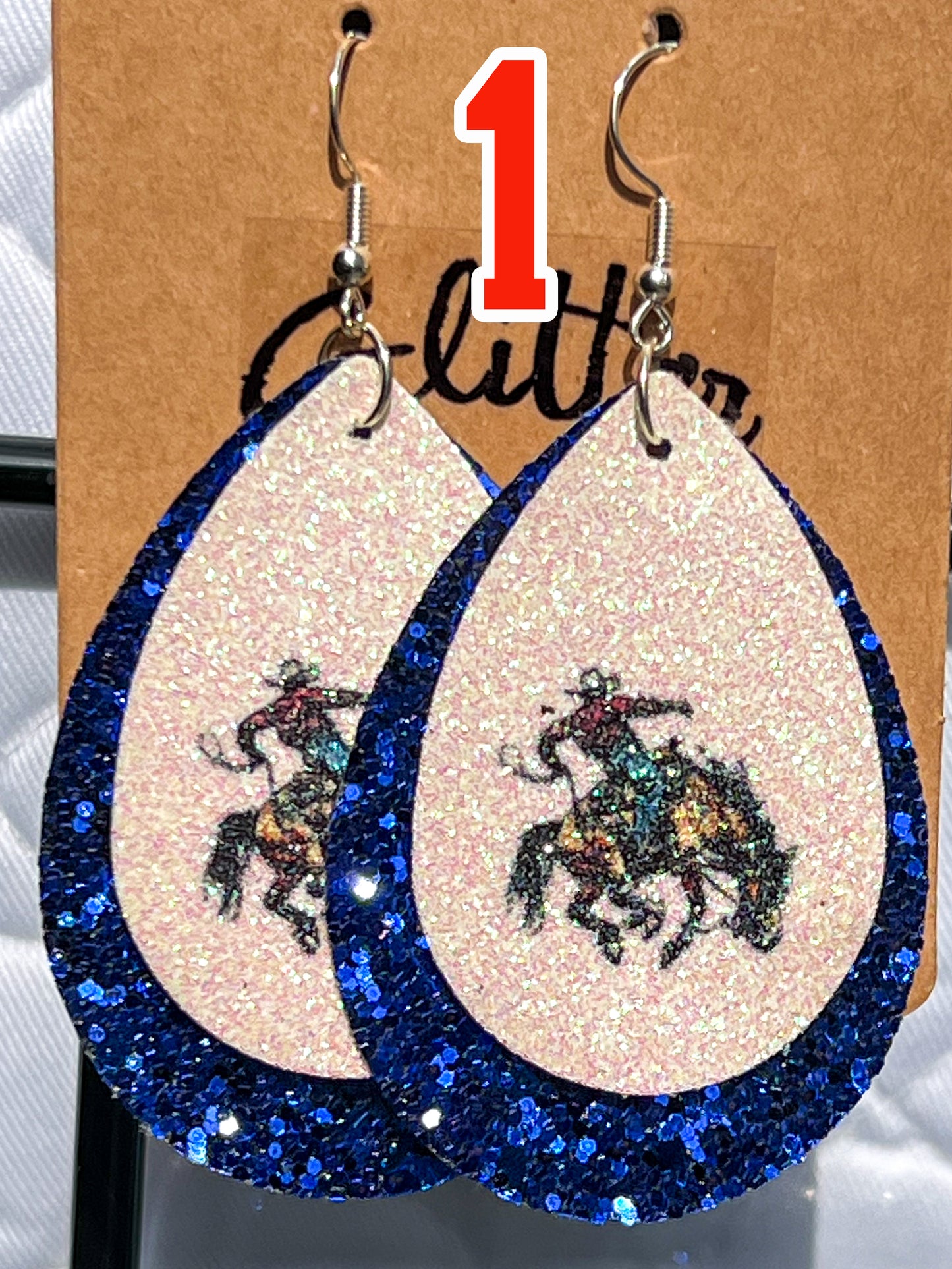 American Country Glitter Earrings