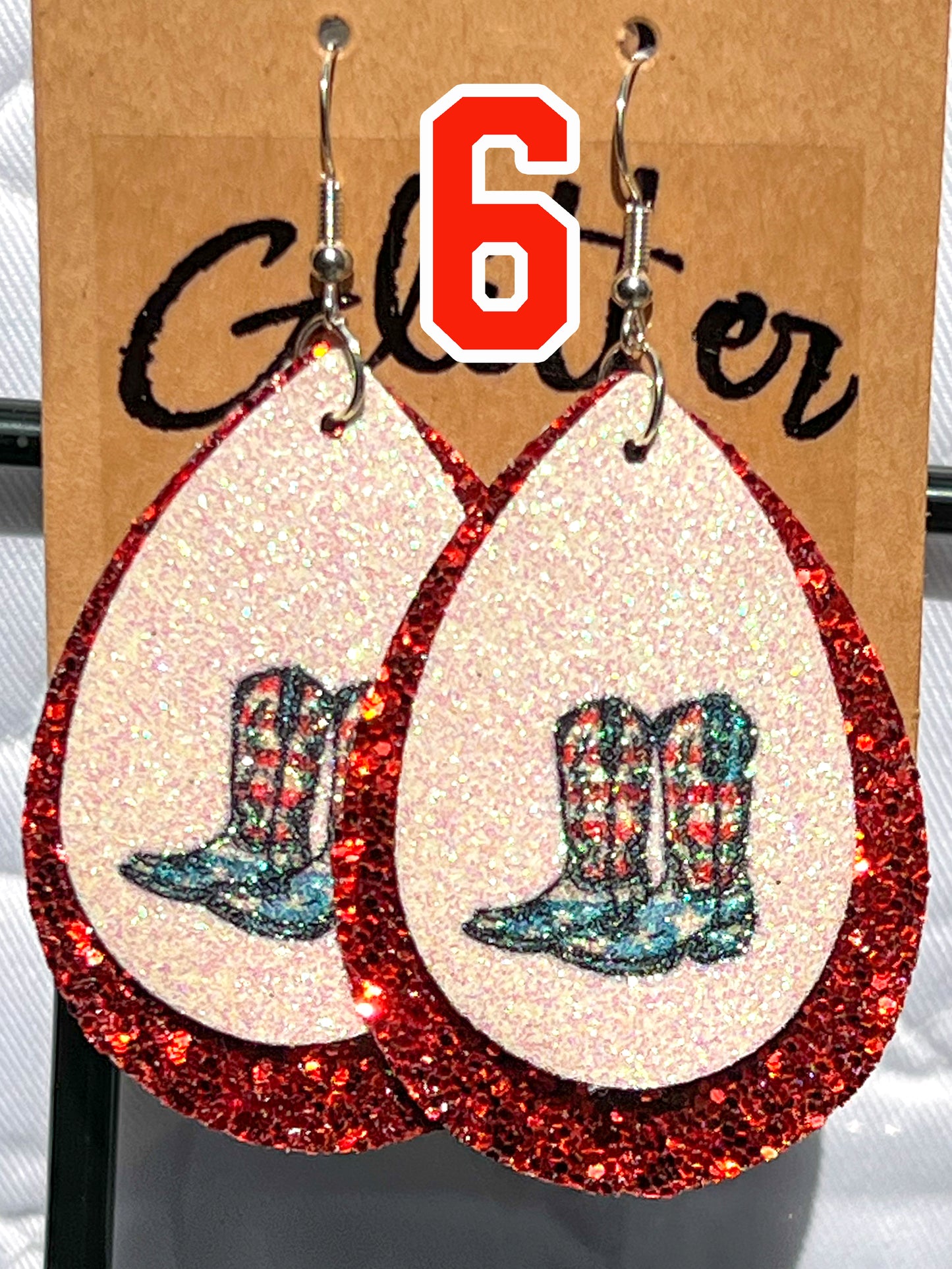 American Country Glitter Earrings