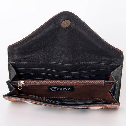 Genuine Leather Hair on Hide Wallet