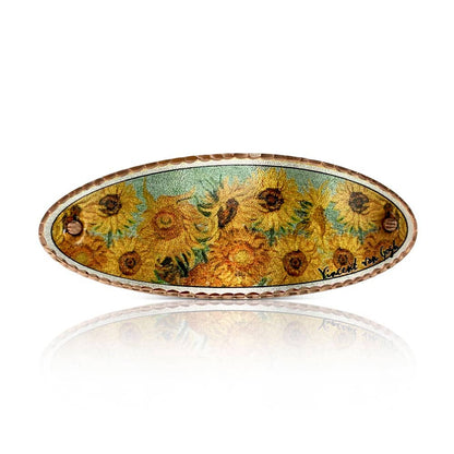 Van Gogh sunflower collection hair clip