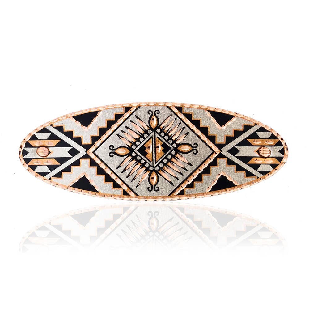 HR 16 Sunburst Native American Hair Clip