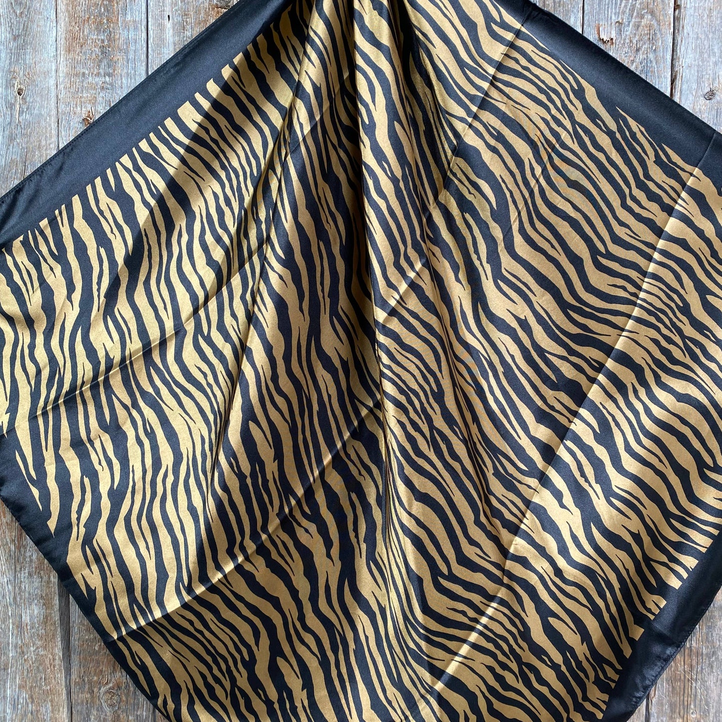 Brown Zebra Wild Rag/Scarf