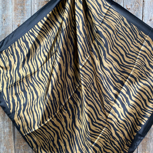 Brown Zebra Wild Rag/Scarf