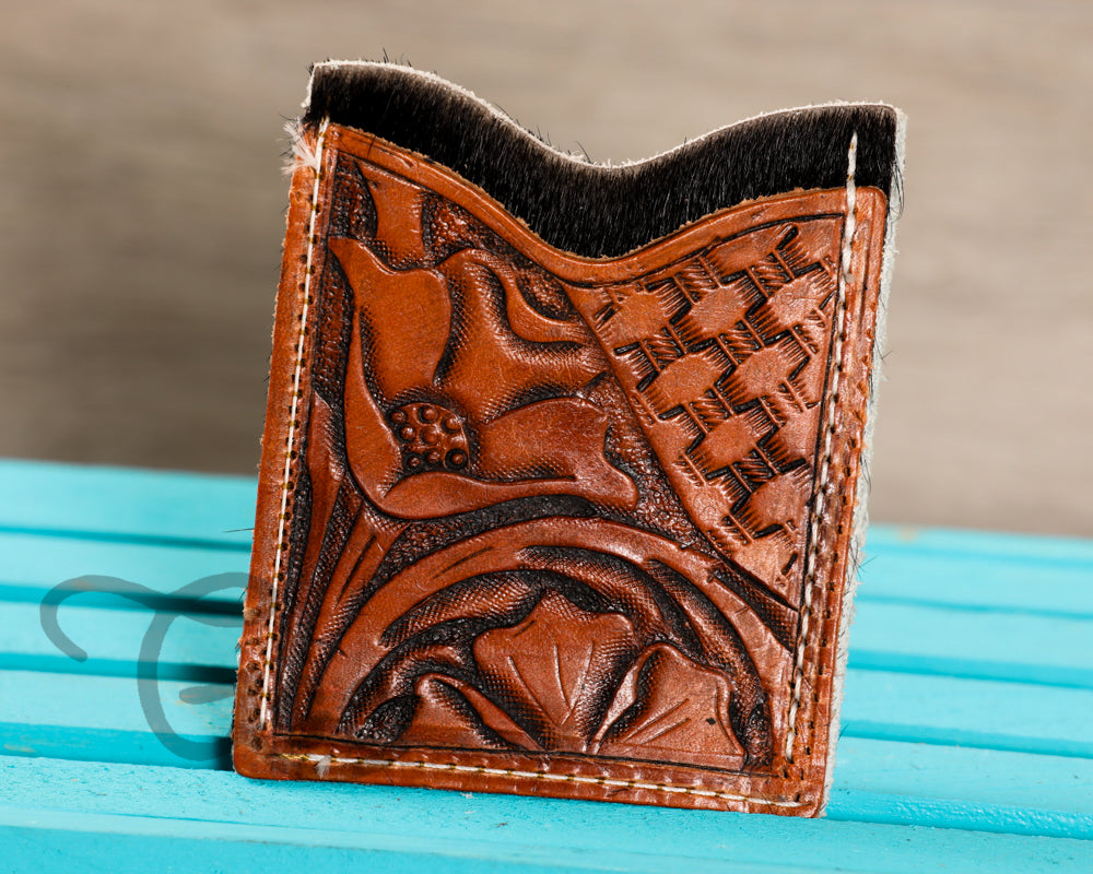 Hand Tooled Card Wallet