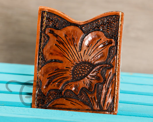 Hand Tooled Card Wallet